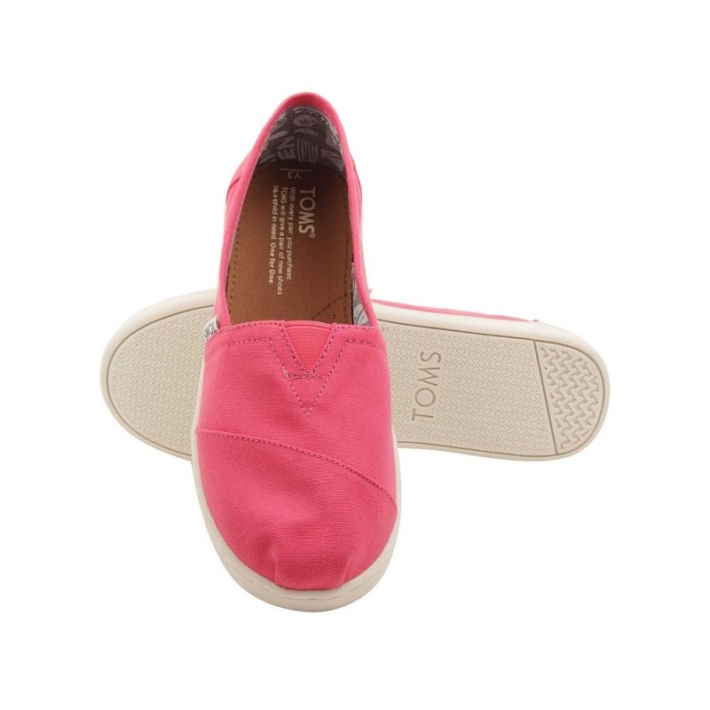 Toms Classic Barberry Pink Canvas 10007400