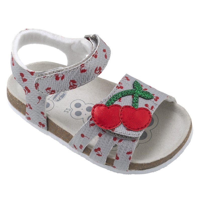 Chicco Sandals Silver with cherry 657640-020