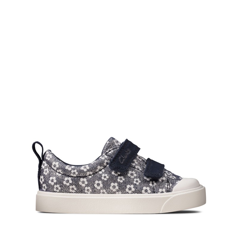 Clarks  City Bright T Navy Floral 26149088
