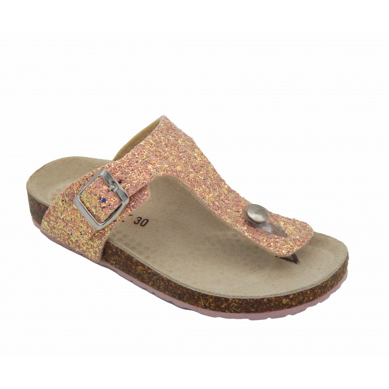 Eb Shoes Sandals Pink Glitter 