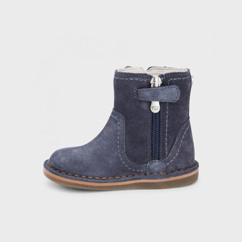 Mayoral Boot Blue Baby Girl 42612-053
