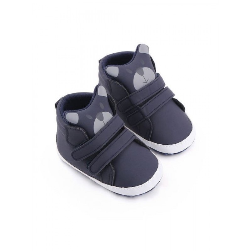 Baby Shoes Blue with bear