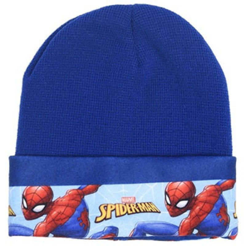 Knitted Hat Dark Blue "SPIDERMAN"